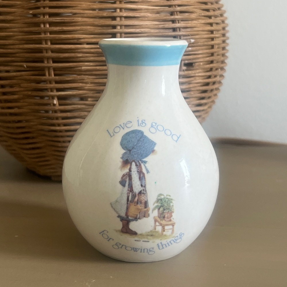 1970’s Hollie Hobbie Small Vase